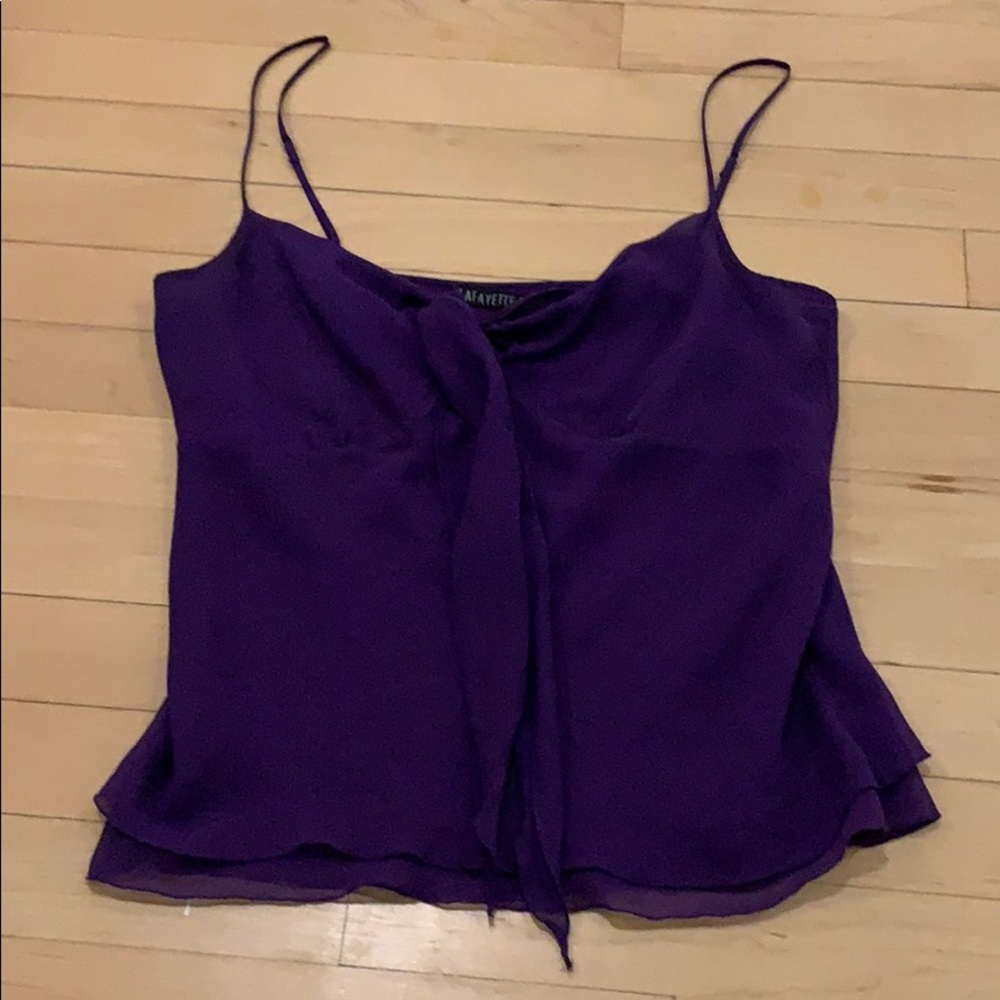 Lafayette 148 silk top